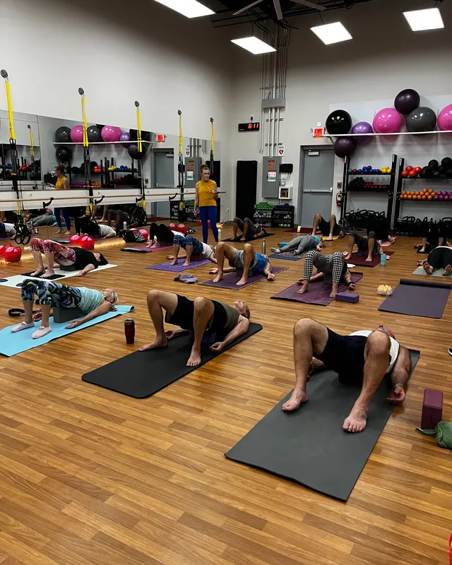 Mat work in the studio